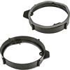 tomzz Audio 2834-024 Staffe adattatore anelli altoparlanti compatibili con Mercedes Classe A W176 Classe B W246 Classe E CLA GLK per altoparlanti DIN 165mm