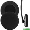 Geekria Cuscinetti auricolari di ricambio in schiuma per cuffie Sennheiser PX100, PX100-II, PMX100, PX80, MS80, MS100, HD50, HD50-TV, PC131 (nero)