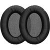 kwmobile 2x Cuscinetto Cuffie Compatibile con Sennheiser HD280 Pro Pad - Cuscinetti Ricambio Cuffie Over Ear Simil Pelle - nero