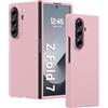 GIOPUEY Cover Compatibile con Samsung Galaxy Z Fold 7, Materiale PC Rigido Custodia, Comodo e Liscio al Tatto Case，Antiurto, Anti-Impronta - Pink