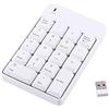 Joyzan Tastiera Numerica, Numpad Tastierino Numerico 18 Tasti Wireless Numeric Keypad Numeriche Tastiere Numero Sottile con Ricevitore USB Portatile Laptop Notebook Senza Fili Estensione per Contabilità