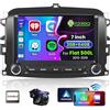 Hikity 2+64G Android Autoradio per Fiat 500L 2013-2019, 7''