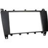 Audioproject A303 - Mascherina-2-DIN universale per autoradio compatibile con: Mercedes Benz C-Klasse W203 S203 CL203 CLC 2004-2007- nero