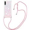 MRSTER Custodia con Collana per Samsung Galaxy A30s, Brillantini Liquido Sabbie Mobili Bumper TPU Case con Cordino Cinturino Lanyard Cover per Samsung Galaxy A30s / A50. LP Star Pink