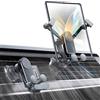 xuenair Z Fold 5 Supporto per auto in alluminio, supporto universale per auto a gravità per Samsung Galaxy Z Fold 5 4 3 2 Phone 15 14 Pro Max 4.7-8 Phones-Nero