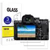 X-Dision [3 Pezzi Compatibile con Sony Alpha A7R V A7RV 7RV 7R V A7R5 Proteggi Schermo,Pellicola Protettiva 2.5D[Durezza 9H] Accessori Premium Pellicola in Vetro Temperato