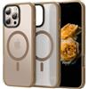 Nekiyo Tech Progettato per iPhone 16 Pro Max con custodia a bordo rialzato per lenti Protezione militare contro cadute Design sottile traslucido opaco Cover magnetica anti-impronte 6.9 L'oro del deserto