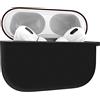 MyGadget Cover Silicone Compatibile con Apple AirPods Pro - Case Morbido per Cuffie Auricolari - Custodia in Gomma - Skin Nero