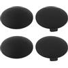Briny River 4 piedini in gomma antiscivolo per computer portatile, 8,3 mm, compatibili con Microsoft Surface Laptop serie 3, 4, 5, nero