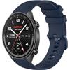 GIOPUEY Cinturini Compatibile con OnePlus Watch 2R, Morbido Silicone Cinturino [Resistente all'Usura] [Traspirante] - Dark Blue