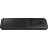 SAMSUNG - Caricatore Wireless Duo EP-P4300T con Adattatore di Ricarica, Colore: Nero