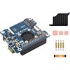 Waveshare POE M.2 HAT+ Scheda di Espansione Combina Power Over Ethernet POE HAT e Adattatore PCIe a M.2 per Raspberry Pi 5, Supporta IEEE 802.3af/at Standard di Rete e M.2 NVME 2230/2242 Dimensioni