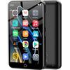 ZAQE Lettore MP3 con Spotify, ZAQE 80 GB, lettore MP3 con Bluetooth e WLAN, lettore MP3 con musica Amazon, udibile Deezer, touchscreen da 4 pollici, lettore MP4 per bambini
