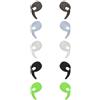 kwmobile Set 5x Gancio Anticaduta Compatibile con Samsung Galaxy Buds 3 - Supporto Auricolare Sportivo Antismarrimento per Cuffiette Wireless