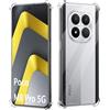 GIOPUEY Cover Compatibile con Poco M8 PRO 5G, TPU Ultrasottile HD Case, Protezione del Cuscino d'Aria - Trasparente