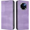 FANFO Custodia per Blackview Shark 6 5G Cover, [Chiusura Magnetica] Anticaduta e Antimpronta, Cover in Pelle PU Stile Portafoglio Folio. Purple