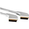 Hama Cavo Scart, spina Scart - Scart, 1,5 m, colore: Bianco