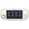 MAVYULQEF Autoradio Linux Avvio Lampo Compatibile 500 2007-2015 Fiat | Installazione Rapida | CarPlay/Android Auto Wireless/Bluetooth/FM/AM/RDS/USB | DSP 100W | Bianco