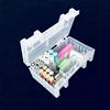tooloflife Custodia in plastica per batterie AA/AAA, ideale per riporre batterie complete e vuote.