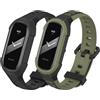 Xisair 2 Cinturini Compatibili con Xiaomi Band 8 Cinturino in Silicone, Sportivi