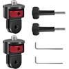 Mechrig Kit di conversione adattatore per treppiede per Insta360 X4 X3/DJI Osmo Pocket 3/Gopro Hero, 2 adattatori da 1/4 per treppiede, bastone selfie, stabilizzatore e action gear