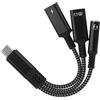 BTFO Questo Adattatore Cuffie Caricabatterie 3 in 1 Type-C da 3mm, Supporta Ricarica Rapida PD 60W Ed è Compatibile Dispositivi con Android Google Huawei Samsung iPad MacBook Surface Pro Xiaomi