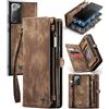 UFinetech 2 in 1 Rimovibile Portafoglio Cover Samsung Galaxy Note 20 Alta Qualità Retro Magnetica Flip Libro TPU Pelle Custodia Samsung Galaxy Note 20 5G Carta Slot Tracolla Cerniera 2020 Donna Uomini