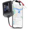 REWIRE SECURITY Geo Track, localizzatore GPS per veicoli, in tempo reale, per auto, camper, furgoni, facile da installare nella batteria del veicolo, monitoraggio in tempo reale con app, trasmettitore