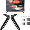 SUNOYA Supporto TV universale con gambe e set di viti - Supporto da terra per schermi a LED al plasma