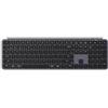 Keychron B6 Pro Tastiera wireless ultrasottile, QMK a grandezza naturale con tastierino numerico, 2,4 GHz/Bluetooth 5.2/USB, batteria a lunga durata, compatibile con Mac Windows Linux - Grigio