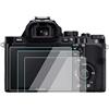 Komet - Pellicola protettiva per schermo in vetro temperato per Sony A7 a7r A7S, 3 pezzi, anti-bolle e anti-impronte