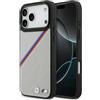 CG MOBILE BMW M Tricolor Metal Logo, compatibile con MagSafe Custodia per iPhone 17 Pro Max (Grigio)