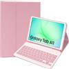 KTOITION Custodia per tastiera KTOITION per Samsung Galaxy Tab A9 da 8,7 pollici 2023, con tastiera Bluetooth staccabile e portapenne