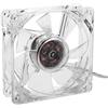 VBESTLIFE CPU Cooling Fan Transparent Cooling Fan Flashlight 8cm Speed 800 ± 10% RPM.