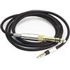 ABLET Cavo audio di ricambio compatibile con cuffie Denon AH-MM400, AH-MM300, AH-MM200, 2 metri