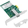Hereta Scheda di rete PCIe, Adattatore PCI Express Gigabit Ethernet con porta SFP per PC Desktop, Supporto di rete Windows 11/10/8/7/Vista/XP, Server 2003/2008 R2, Linux