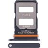 Generic Compatibile con Xiaomi Redmi Note 12T PRO Try Tray Vassoio alloggio Porta Scheda Dual SIM Card Sim 1 + Slot SIM 2 Slitta Lettore (Nero)