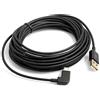 SYSTEM-S - Cavo Micro USB con connettore angolare a Sinistra, 5 m