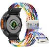 Niboow QuickFit 26mm Intrecciato Cinturino per Garmin Fenix 8 51mm/Fenix 7X Pro Solar/Fenix 7X/Fenix 6X/Fenix 6X Pro, Traspirante Nylon Cinturini per Garmin Tactix 8 51mm/Descent Mk3i - Multicolore