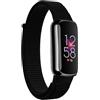 FYISWHO Traspirante Sport Cinturino per Fitbit Luxe, Nylon Bracciali Cinturini di Ricambio per Fitbit Luxe