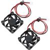 ECSiNG 2 Ventole di Raffreddamento per Scheda Madre del Computer A 2 Pin HA40101V4-D26C-999 12 V 0,8 W 0,06 A. Compatibile con 40 × 40 × 10 Mm.