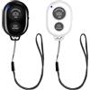 VJK Confezione da 2 telecomandi wireless per fotocamera, selfie, clicker per foto e video, telecomando wireless per fotocamera per iPhone/Android, cinturino da polso e batteria inclusi