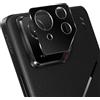 HeeYeal Metallo Pellicola Fotocamera per Asus ROG Phone 9 Pro 5G - Nero | Anti Graffio Alluminio Telaio Protezione Lente Pellicola Protettiva Protettore Obiettivo Fotocamera per Asus ROG Phone 9 Pro