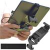SQAQS Telecomando Supporto Piatto per Tablet, Supporto Piatto Pieghevole (Nero)