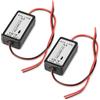 Innfeeltech 2 Pz Car Filter Raddrizzatore, 12V DC Car Reverse Macchina Fotografica Raddrizzatore di potere Filtro di alimentazione