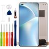 Duotipa [Non supporta impronte digitali][Nuovo] Display TFT LCD Touch Screen Digitizer Assembly ricambio per Oppo A93 4G / Reno4 / Reno4 Lite/F17 Pro 6.43 pollici con kit di strumenti di riparazione
