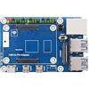 Waveshare CM4-to-Pi4-Adapter for Raspberry Pi CM4, Alternative Solution for Raspberry Pi 4B(Can be used as Pi 4B by combining the adapter with CM4)
