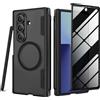 WEYNRBOX Custodia magnetica per Samsung Galaxy Z Fold 7, compatibile con Magsafe e protezione della cerniera, [con supporto per penna S Pen ] pellicola protettiva anti-peeping, copertura completa a 360 gradi