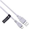 Keple Cavo USB per Ricarica Compatibile con Samsung Galaxy Y GT-S5360 / A3 / Grand 2 G7102 | Cubot X9 / Note S | THL T6C | Huawei P8max / Ascend Y330 / G620S | HTC One Mini 2 / One V/Desiderio X | 1m