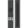 VINABTY Telecomando vocale di ricambio adatto per TV TCL 75P6K-UK 75 pollici 4K Ultra HD, HDR (controllo vocale, nuovo modello 2025)
